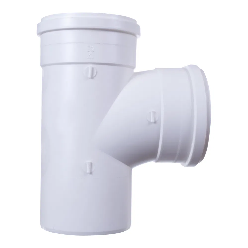 Tee 90 Curto Tigre PVC 100 X 100 MM